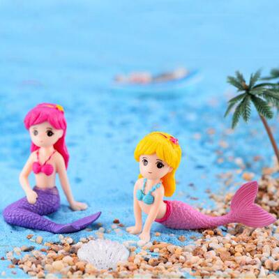 Cute Little Mermaid Aquarium Fish Tank Ornament Aquarium Fi