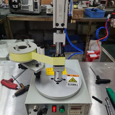 TM-1000RS变压器外围胶带半自动包胶机带气缸压料食品盒子打包机