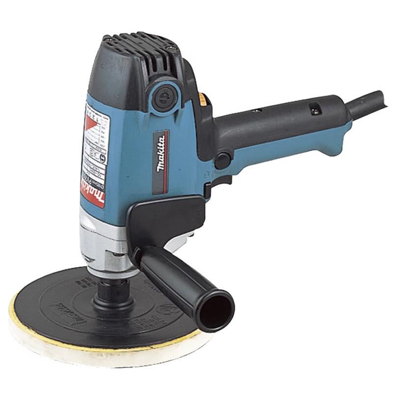 牧田(MAKITA)充电式抛光机180mm砂光机砂纸机金属木材打磨机电