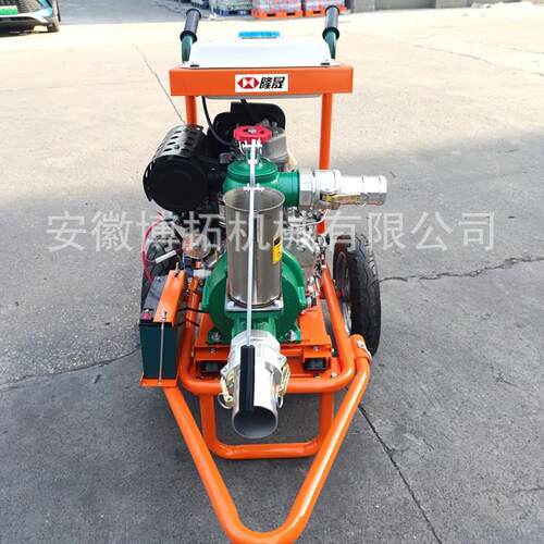 LS120电启动3寸柴油压井泵手推式农田灌溉抽水自吸泵抽水机排水泵