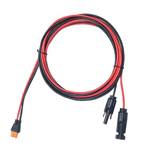 MC4转XT60I（2+1）带信号针 2米1015红黑12AWG线可按需定 制长度
