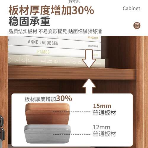 文件柜档案柜办公室收纳柜隔断资料柜家用木质储物柜落地柜子书柜
