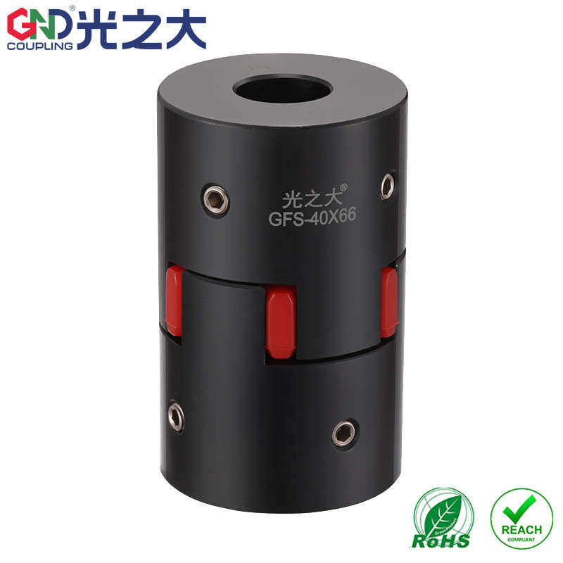 光之大GFS梅花星型联轴器XL ML顶丝45#钢大扭矩丝杆弹性减震器