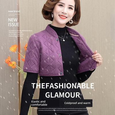 护肩颈小披肩外穿中老年女士睡觉坎肩产妇月子肩周炎保暖专用马甲