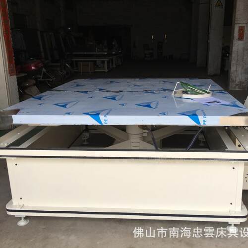 WB3中间升降围边机半自动电动床垫锁边机搭配300U无梭机头