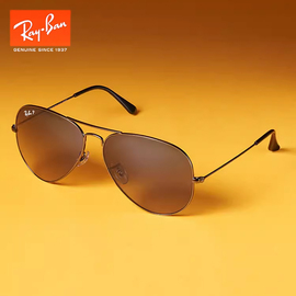 rayban雷朋太阳镜官旗店经典，飞行员男女时尚，潮酷出游墨镜0rb3025