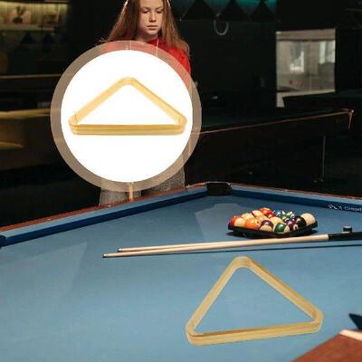 Billiard Rack Triangle Frame Pool Accessories Durable