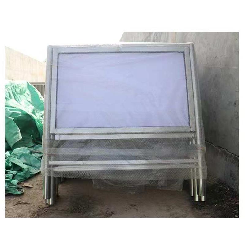 不锈钢硬质导流带客流引导带 不锈钢排队活动围栏座 商场导向围栏