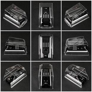 F室7F18门禁机防门雨罩N11L外铃指纹考勤机挡雨盒水密码锁防罩保