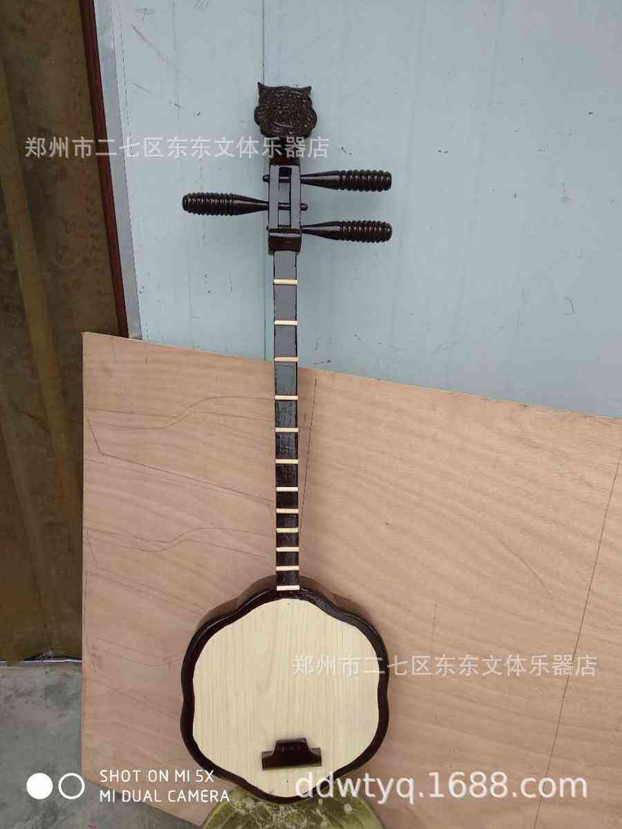 Струнодержатель для скрипки 全木质道具乐器秦琴梅花琴中阮琵琶三弦非真乐器