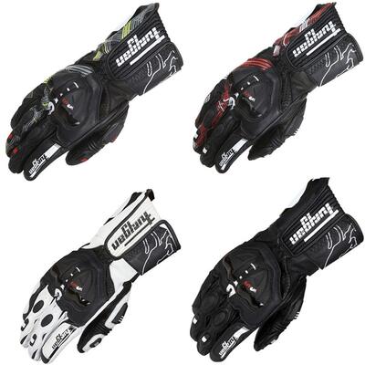 Furygan AFS19摩托车长款手套皮质 硬壳赛车骑行手套防摔透气防滑