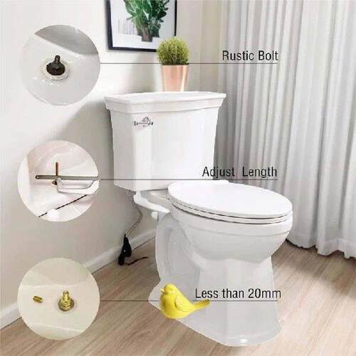 D9-2PCS Bird Toilet Bolt Cover Toilet Bolt Cover Decor