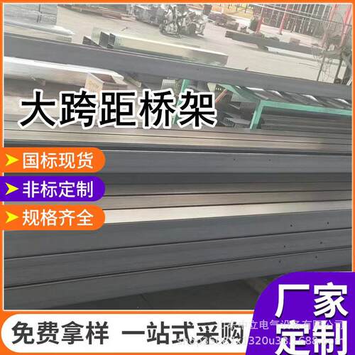 梯式大跨距桥架防火大跨距桥架铝合金梯级式大跨距桥架厂家定制