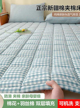 全棉床垫软垫子A类纯棉新疆棉花垫被褥子2cm床垫棉絮垫子床护垫