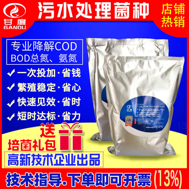 污水处理菌种 甘度复合反硝化细菌降解COD总氮氨氮好厌氧微生物菌