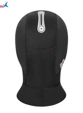 DIVE&SAIL潜水头套5mm加厚高弹防护保暖潜水帽CR连肩防寒冬泳泳帽