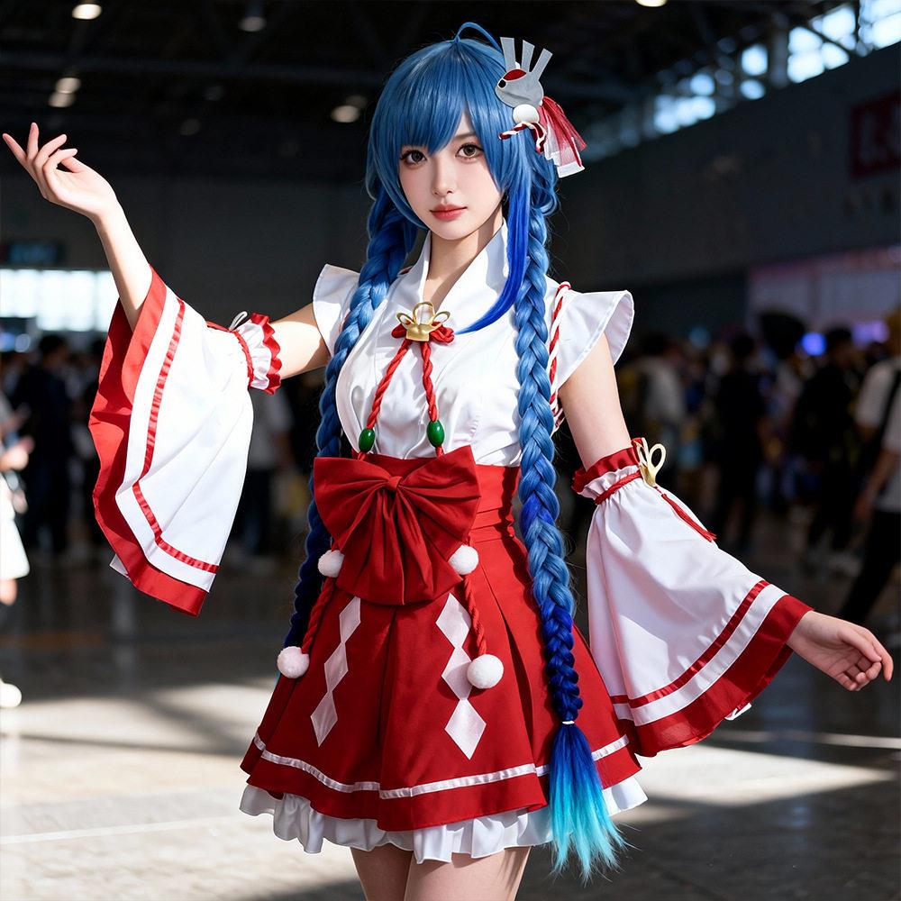 大乔伊势巫女cos服装角色扮演套装王者cosplay极乐净土和服