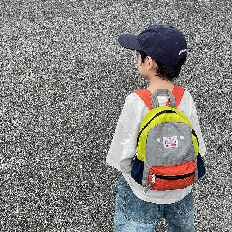 2025新款儿童包简约轻便大小童帆布双肩包开学季男女童护脊小书包