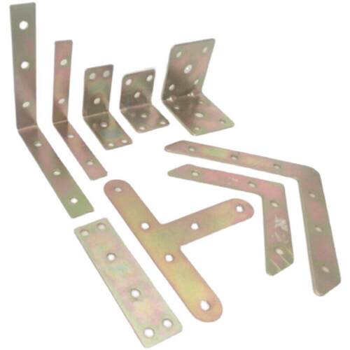 加强角码层板拖木板桌椅衣橱柜家具连接件角铁折角平角5*4平铁3*3