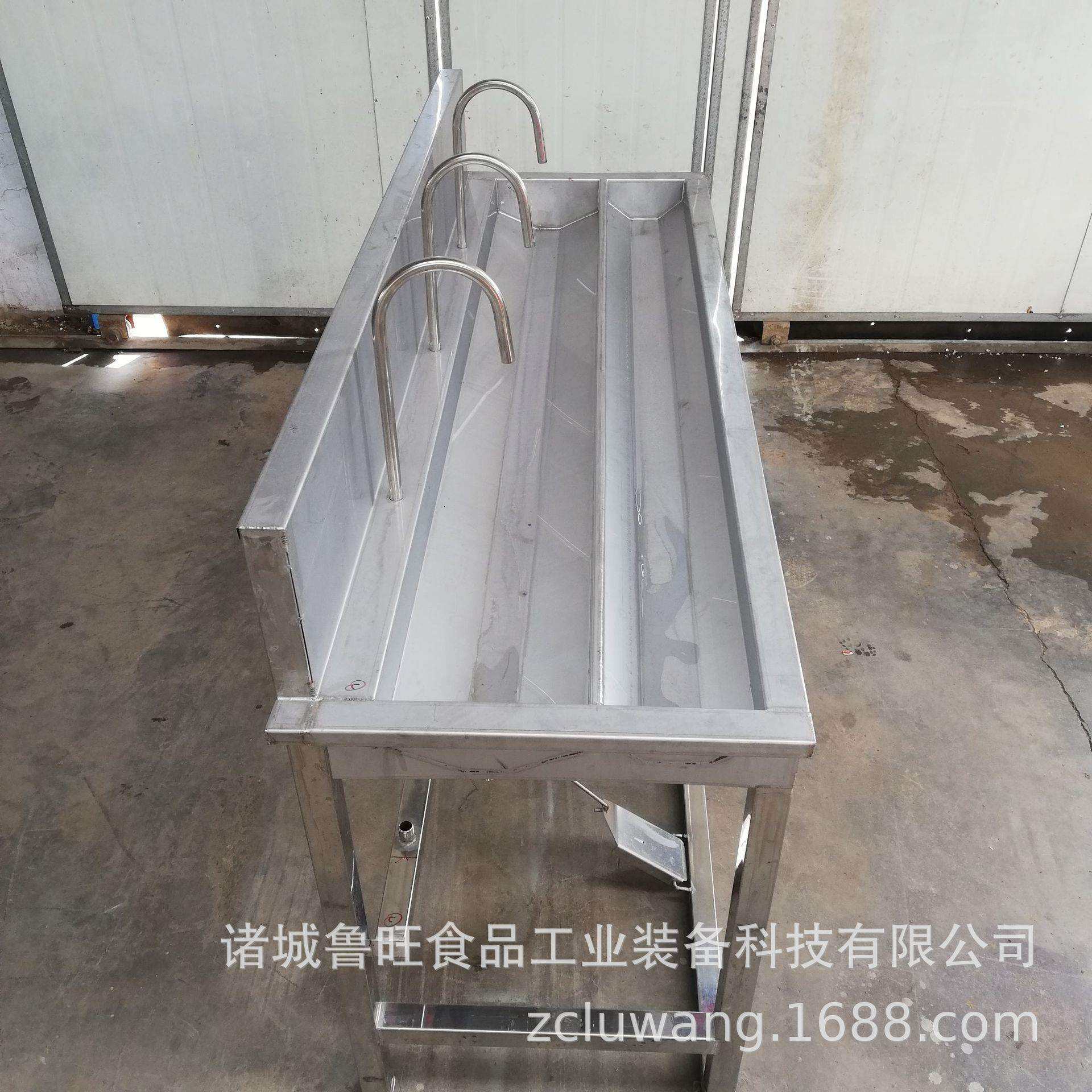 脚踏式不锈钢洗手消毒池 卫生间洗手水槽 不锈钢脚踏洗手台