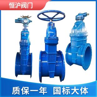 水利主管道闸阀Z45XZ945XDN500铸铁法兰闸阀手动电动两用阀门