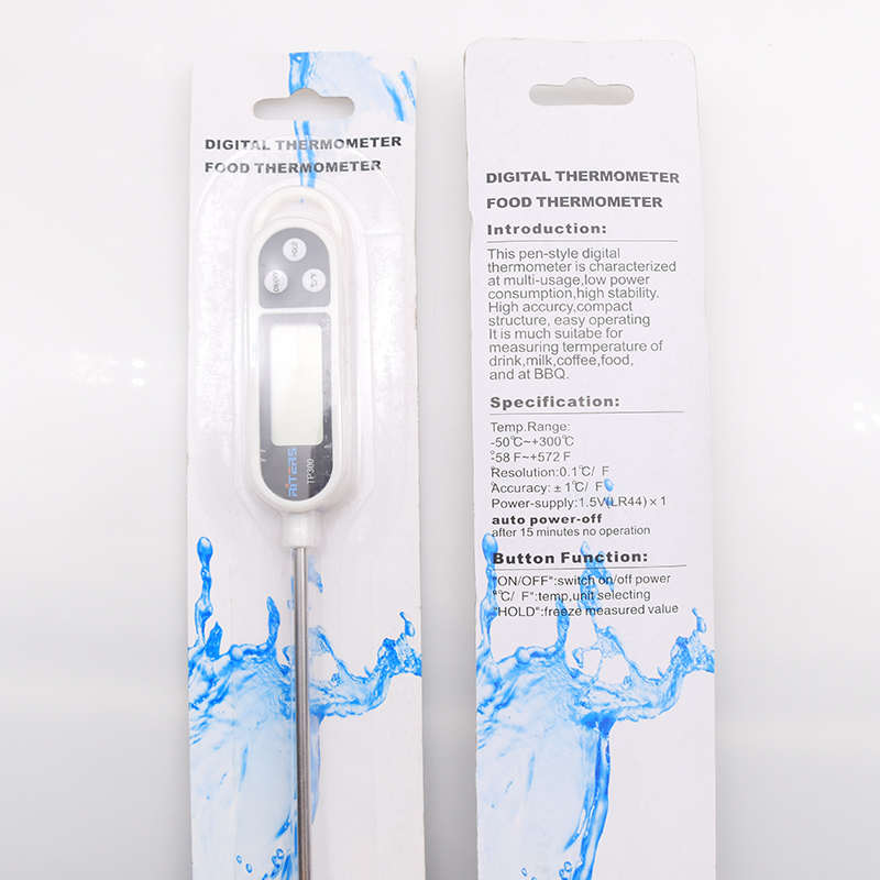 TP300温度计食品温度计烧烤温度计笔试温度计探针温度计 酿酒家用