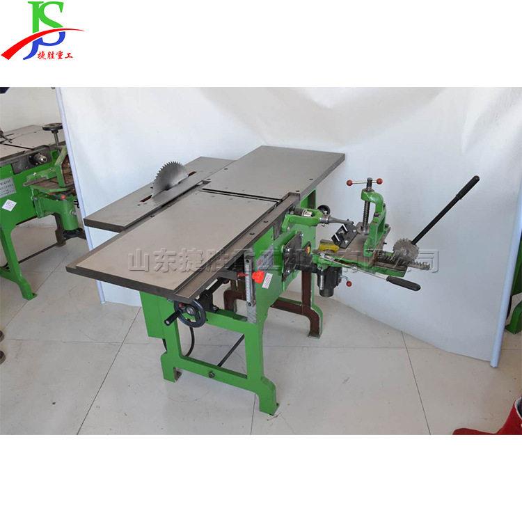 小型家具木工厂用台锯机300型木工压刨机台式多用平刨机床
