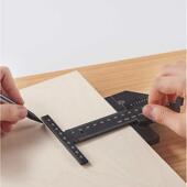 卡尺 木工划线器 多功能测量尺 铝合金T型尺 木工多功能划线尺