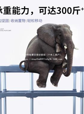 酒收餐能车三层车推撤餐店车收碗车带垃圾桶多功塑料82934餐厅饭