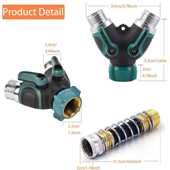 宁波厂家供应花园弹簧水管接头 园林弹簧软管分水器分流器