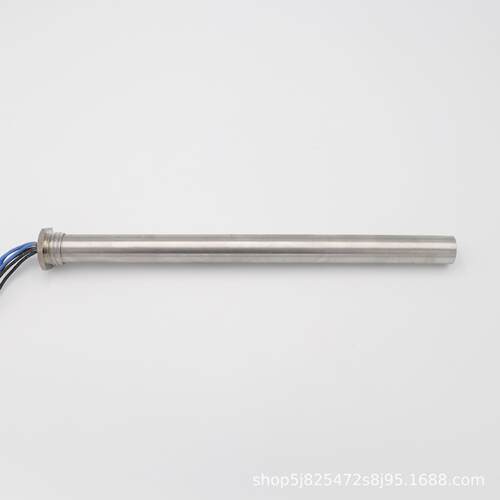 厂家货源PTC单头管 220V2000W商用冷柜防干烧管 智能电热管