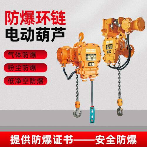 特种矿用无火花吊机起重升降机环链电动葫1吨2T吨5吨气体低空式