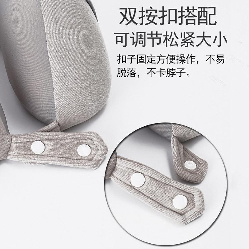 新款直销跨境驼峰u型枕记忆棉办公室午睡枕头汽车脖枕颈椎枕记忆