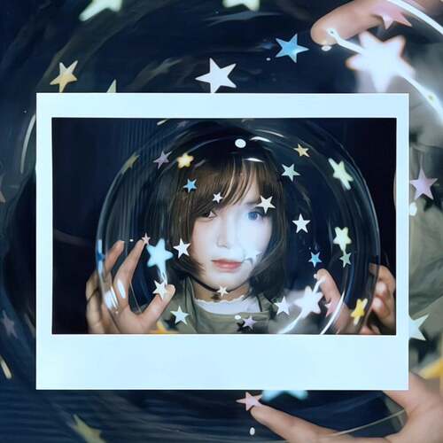 【做个星星美梦!】波波球拍照出片小道具氛围感女生多巴胺星星贴