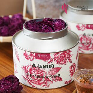 云忆田园墨红玫瑰花茶礼盒包装冻干玫瑰花干云南特产养生茶伴手礼