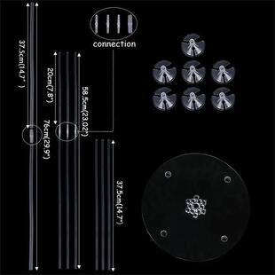 Latex Balloon Column Metallic Stand set Balloons Holder