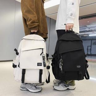 高颜值减负护脊超轻中学生双肩背包 书包男生高中生简约风2025新款