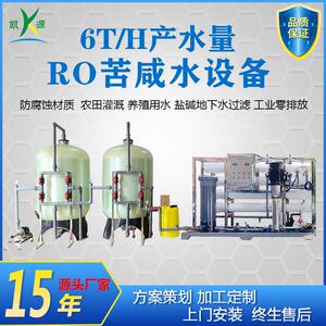 厂家直销苦咸水设备工业净水器西北高盐碱地下水抗氧化膜过滤系统