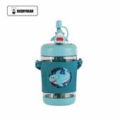 硬冷萃管t杯儿童吸杯trian材质含背带冷幼儿园塑料吸管喝水杯