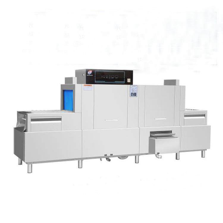 酒店学校食堂用大型洗碗机长龙式商用洗碗机通道式洗碗机
