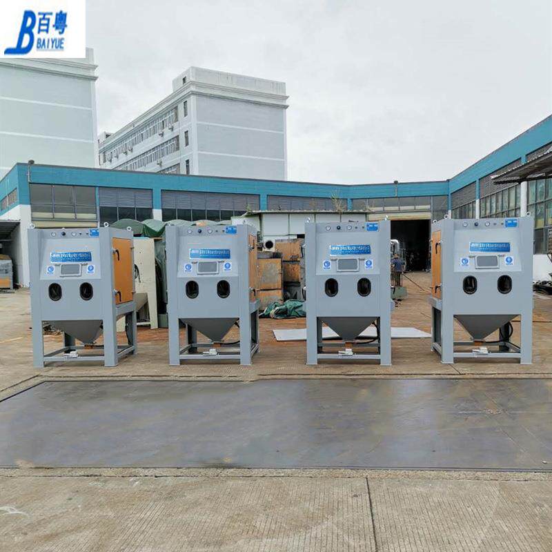 手动喷砂机箱式手动喷砂机铸件铝件接头弯头喷砂除锈处理喷砂