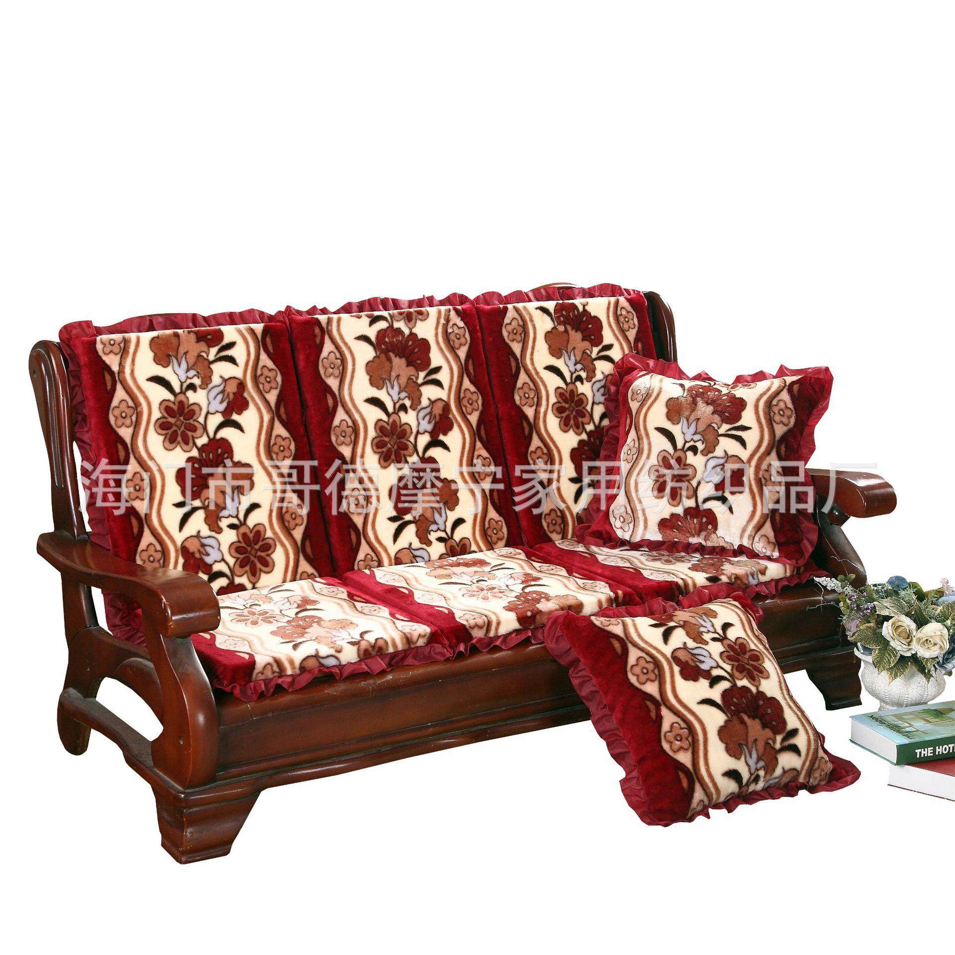 实木沙发垫带靠背木椅子坐垫靠垫连体一体红木凉椅垫子加厚座垫冬,居家布艺,沙发套,淘宝优惠券,粉丝福利购,淘宝优惠卷