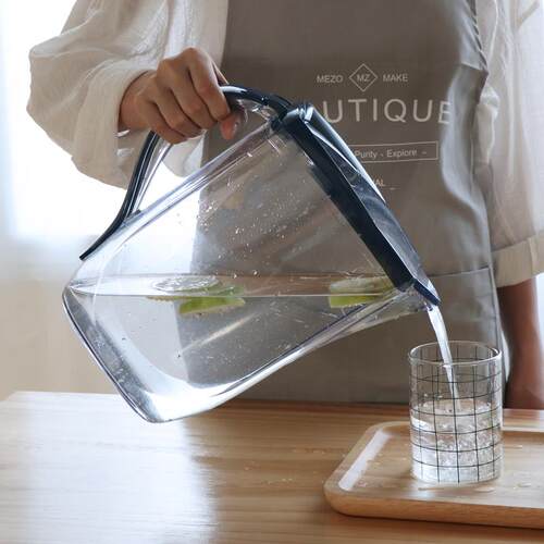 家用塑料冷水壶凉水壶耐热大容量果汁扎壶夏季茶水壶泡茶壶2L之新