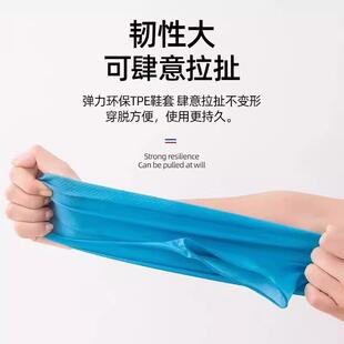 套外穿防滑防雨脚套加厚耐磨儿童硅胶雨天雨靴 防水鞋 雨鞋 套男女款