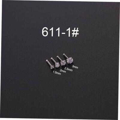 Nose piercing zircon nose nail nose ring puncture single