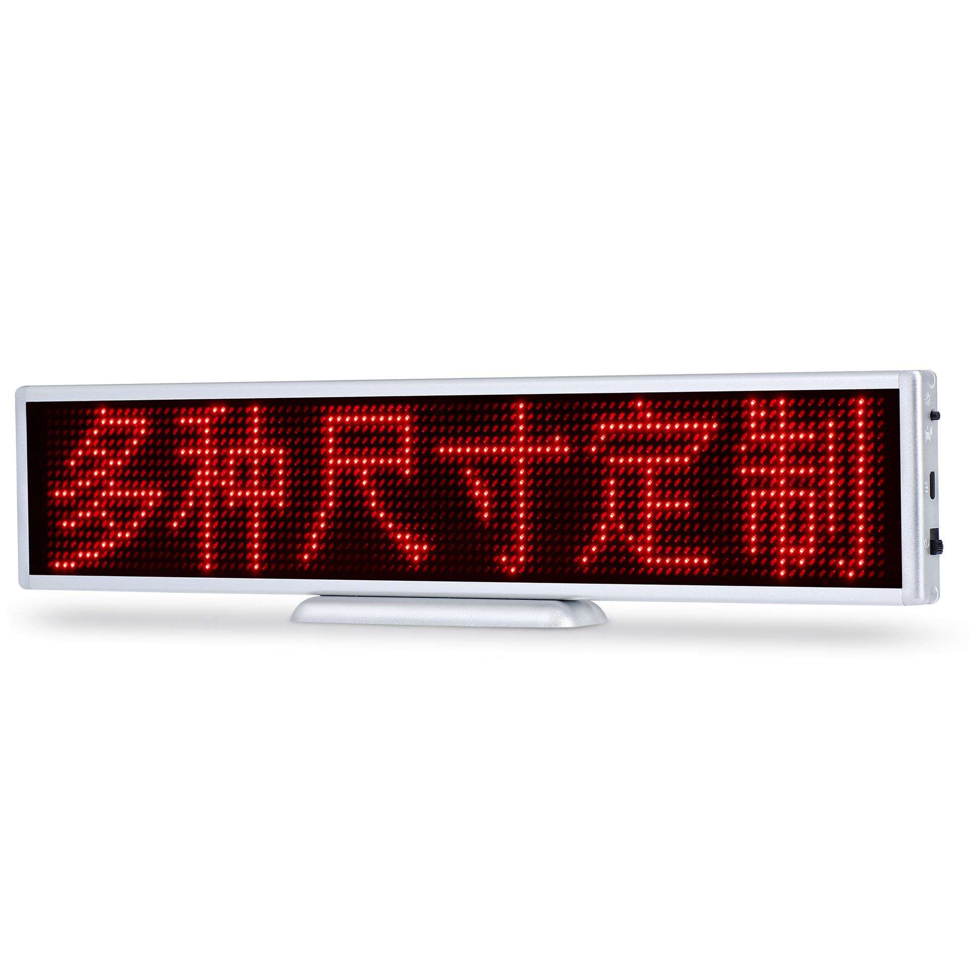 LED桌面台式屏走字屏LED席位屏LED显示屏