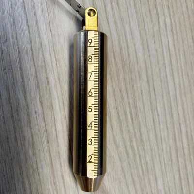 IMPA650855航海船用不锈钢量油尺量水尺测水尺带铜吊坠公英制BMI