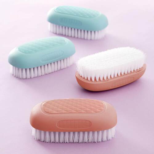 Laundry brush, household cleaning brush, blue handle shoe br