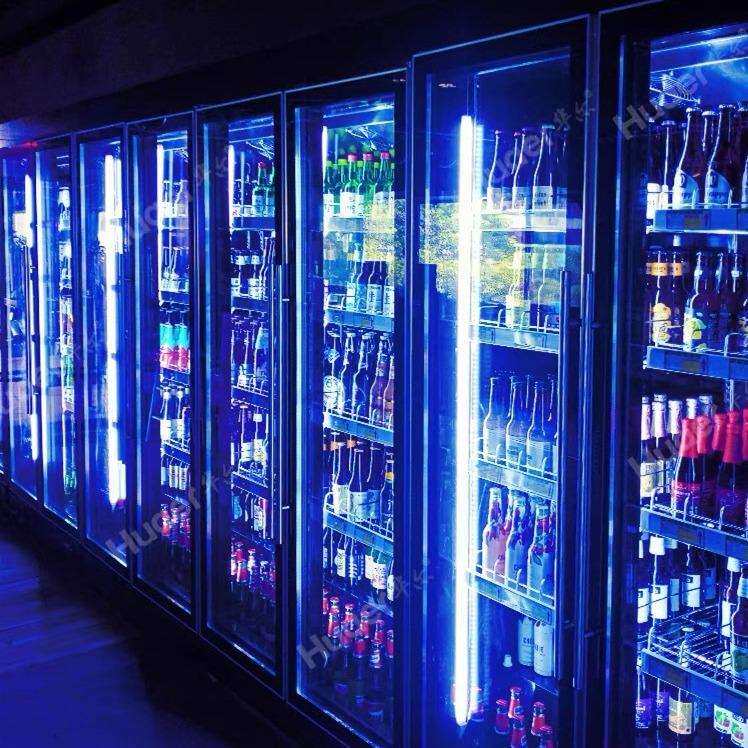 商用冰柜保鲜冷藏柜立式酒吧展示冰箱外贸便利店三门饮料啤酒柜