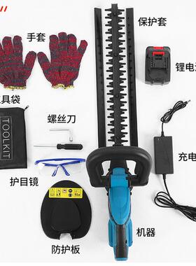 2BDA026新款锂电无绿化叶线修家剪篱园林修枝锯电动用绿笆篱机